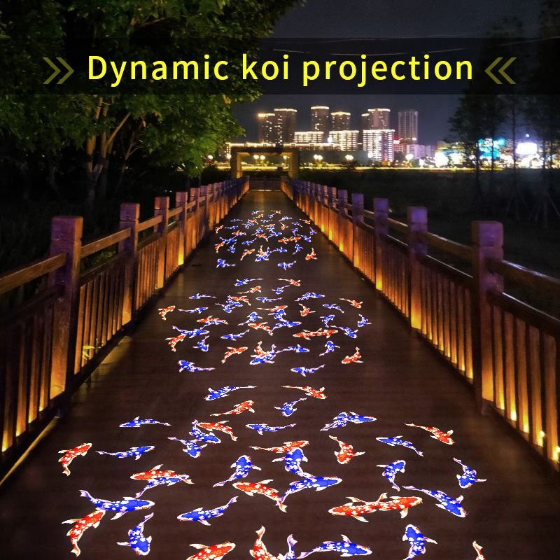 100w high-power aadvertising projector