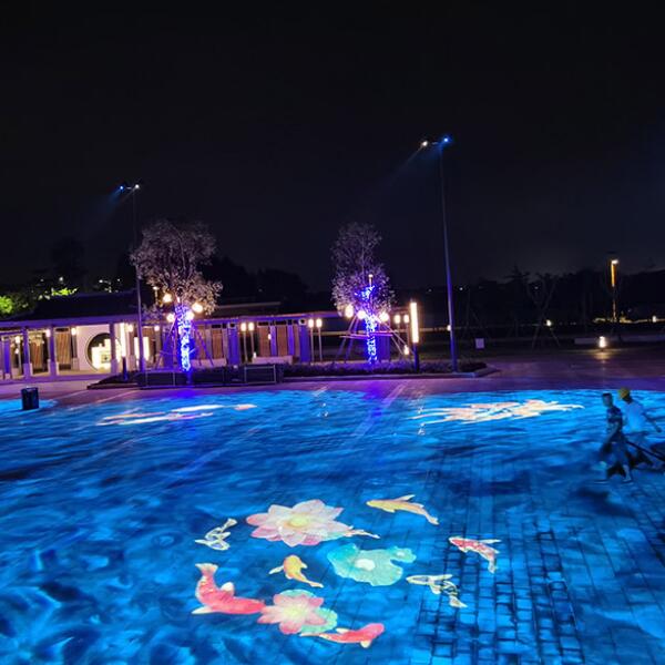 What is the role of using waterline lights in cultural tourism projects?