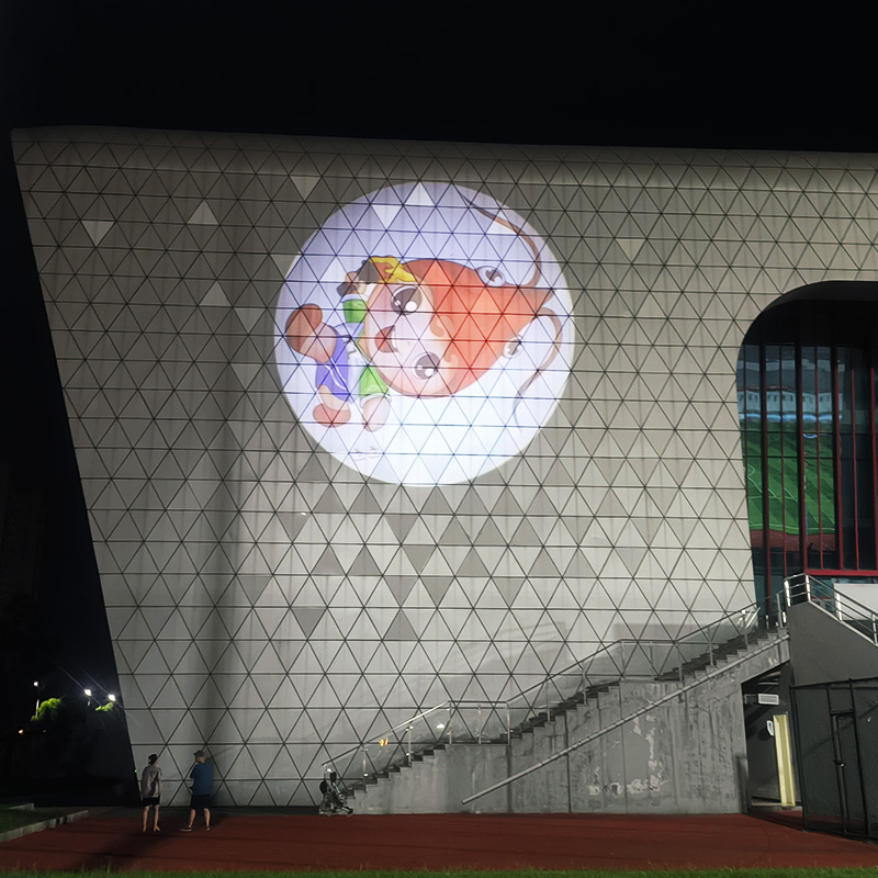 How do you use a gobo projector?Advertising logo projector Outdoor