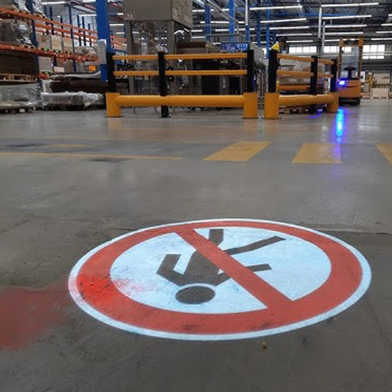Projected Image Safety Signage: High-Visibility + IP65 Waterproof + Easy Setup – Industrial/Workplace Safety Projections