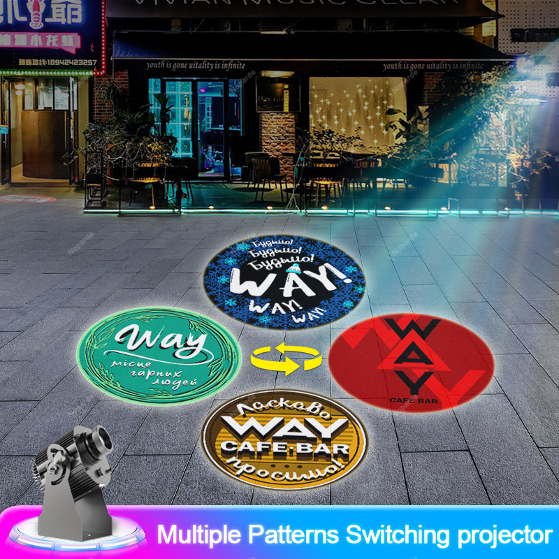 Noparde Multi-Pattern Rolling Projector: Easy Setup + Rotatable +High-Def + Waterproof – Spectacular Event/Outdoor Lighting