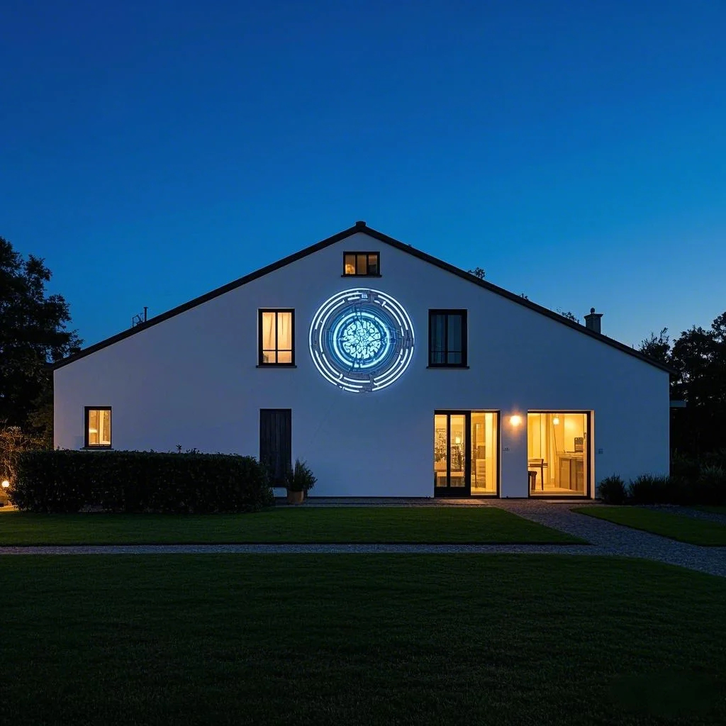 High-Res LED Sign Projector: Easy Setup + Rotatable – Vivid Outdoor Brand Promotion