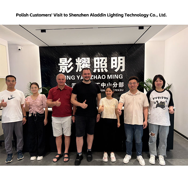 Polish Customers’ Visit to Shenzhen Aladdin Lighting Technology Co., Ltd.