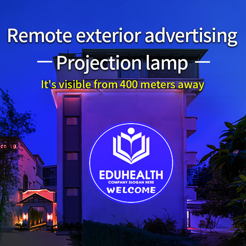 Outdoor Waterproof 150w Rotating Gobo Projector Custom Led Advertising Image Sign Far Distance Logo Light Projector