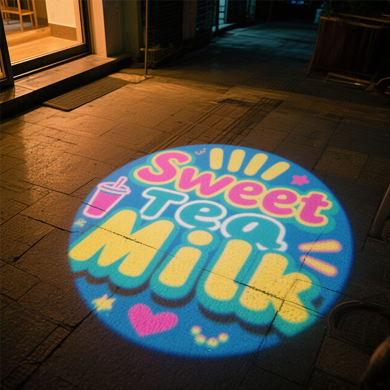 Custom Waterproof Rotating Laser Logo Projector with Remote Control-Ideal for Business Advertising, Events & Branding-Bright, Portable & Easy to Install