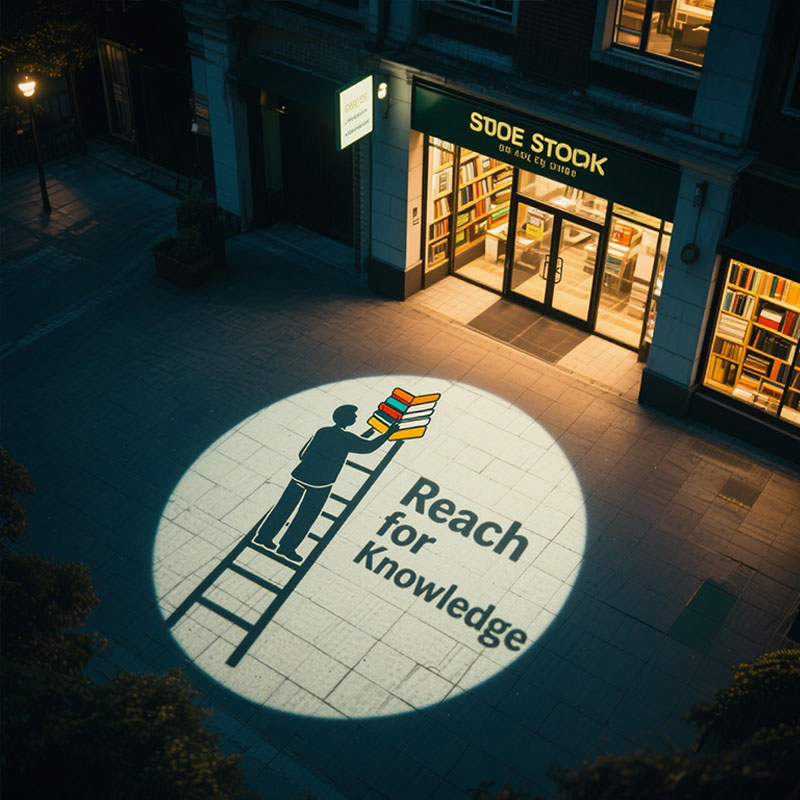 Waterproof Rotating Floor Projector: Quick Use + Custom Store Logos for Weatherproof Branding