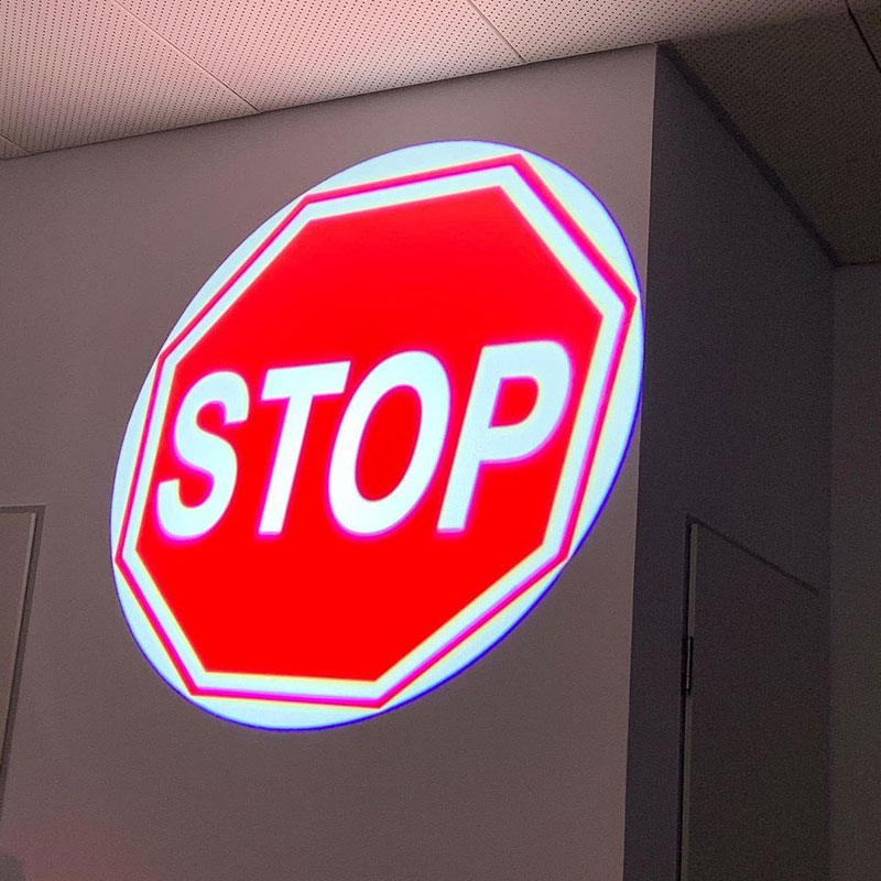 Stop Sign Projector OSHA Compliant | IP65 High Visibility Factory Direct Wholesale