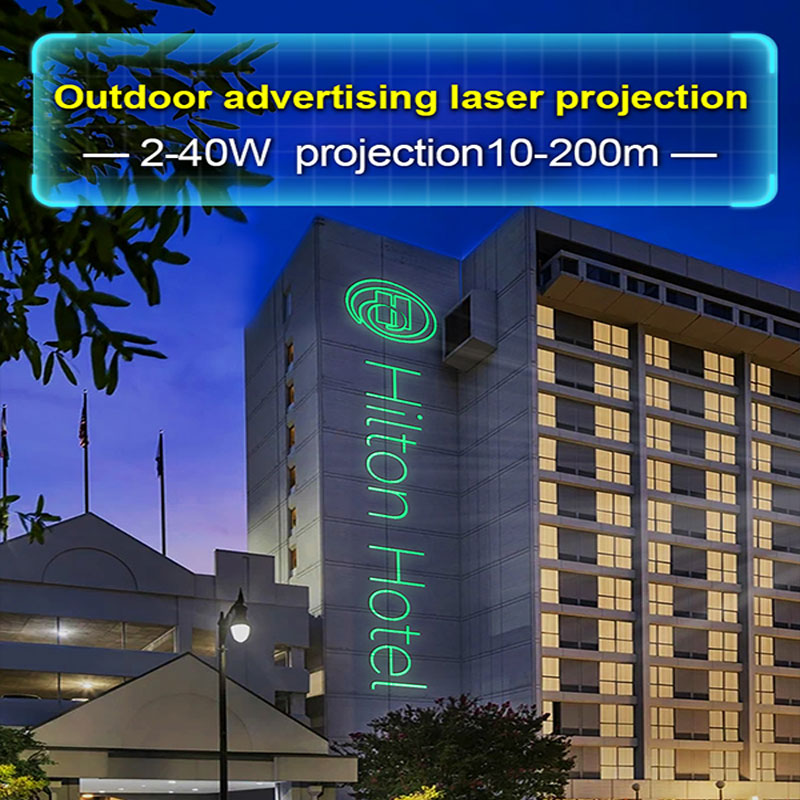Outdoor Laser Projection Light | IP65 Full-Color Animation Advertising Lamp