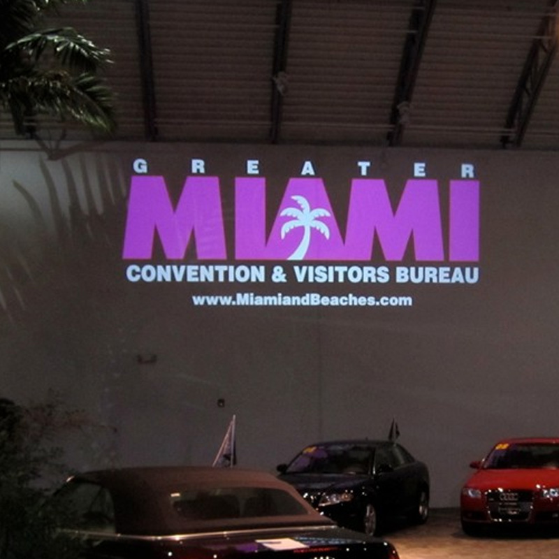 50W IP65 Logo Projector: High Brightness Easy Install Outdoor Commercial Advertising Light