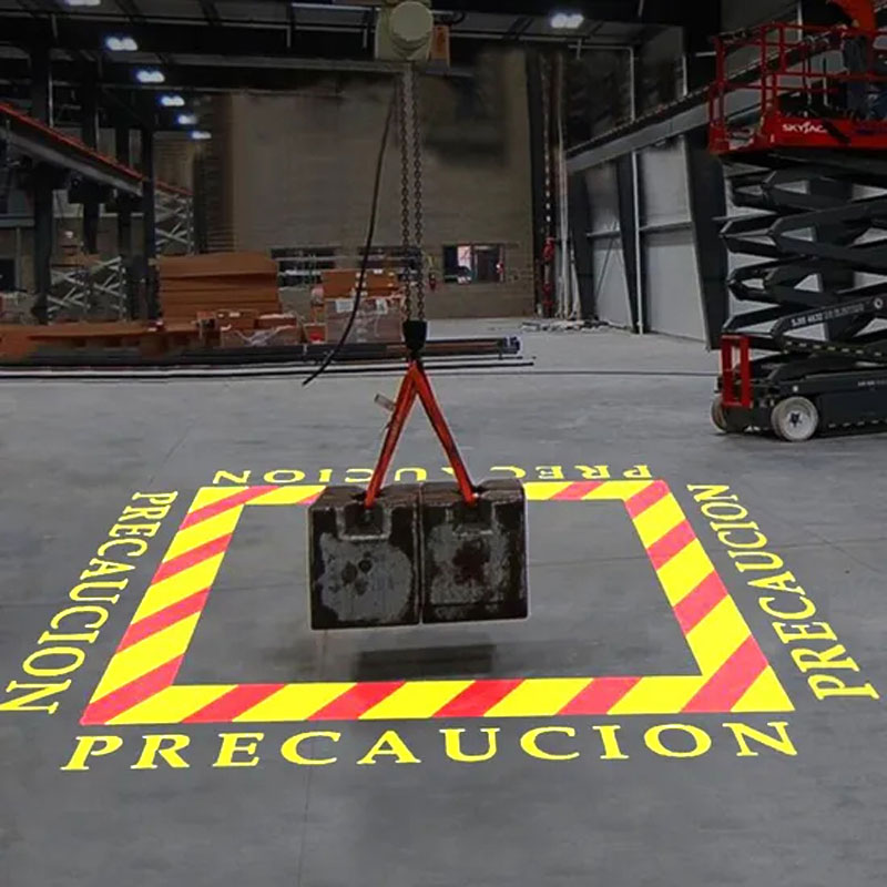 How a Mexico Factory Cut Accidents with 500W Warning Sign Projector & Safety Warning Projection Light