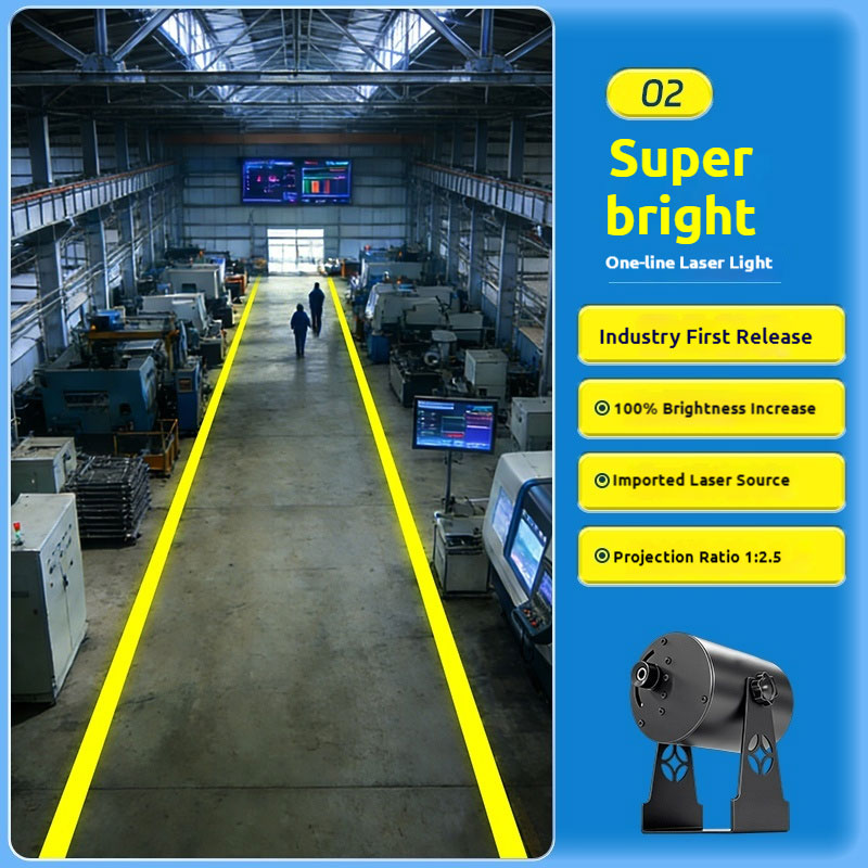 Virtual Line Projector IP67 Weatherproof: Outdoor Industrial Safety Virtual Line