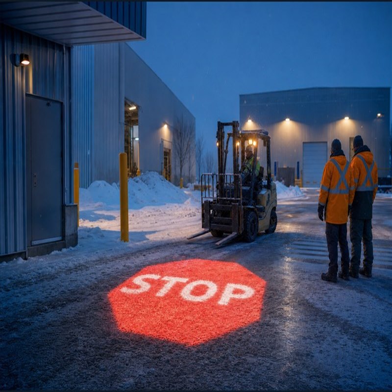 Built for –40°C: Why a Canadian Customer Reordered Noparde’s 300W STOP Safety Projector