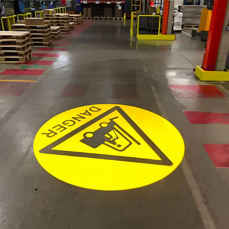 Why Safety Sign Projectors Are the Smarter Choice for Industrial Floors