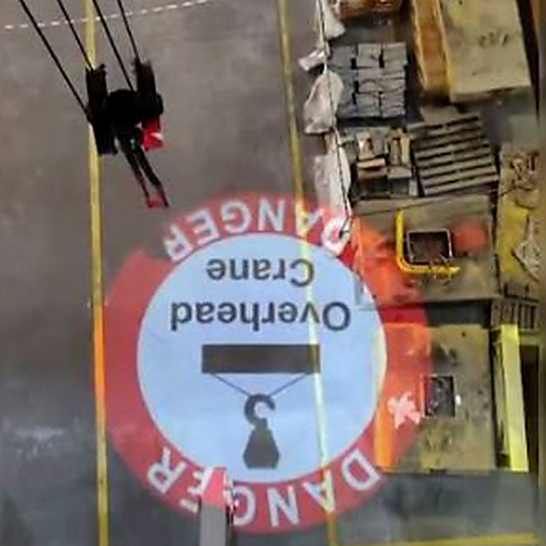 380V crane safety projector